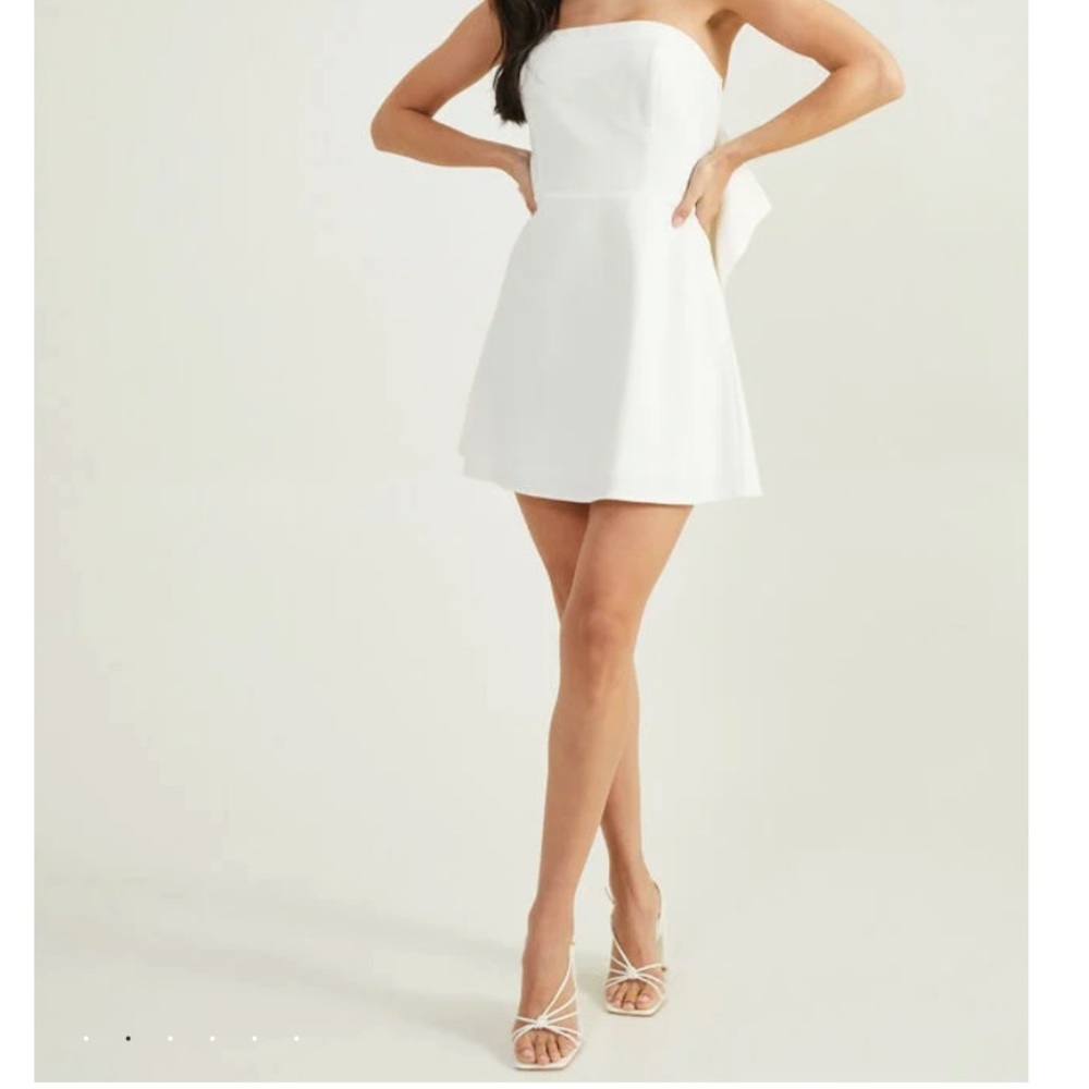 White altar state dress